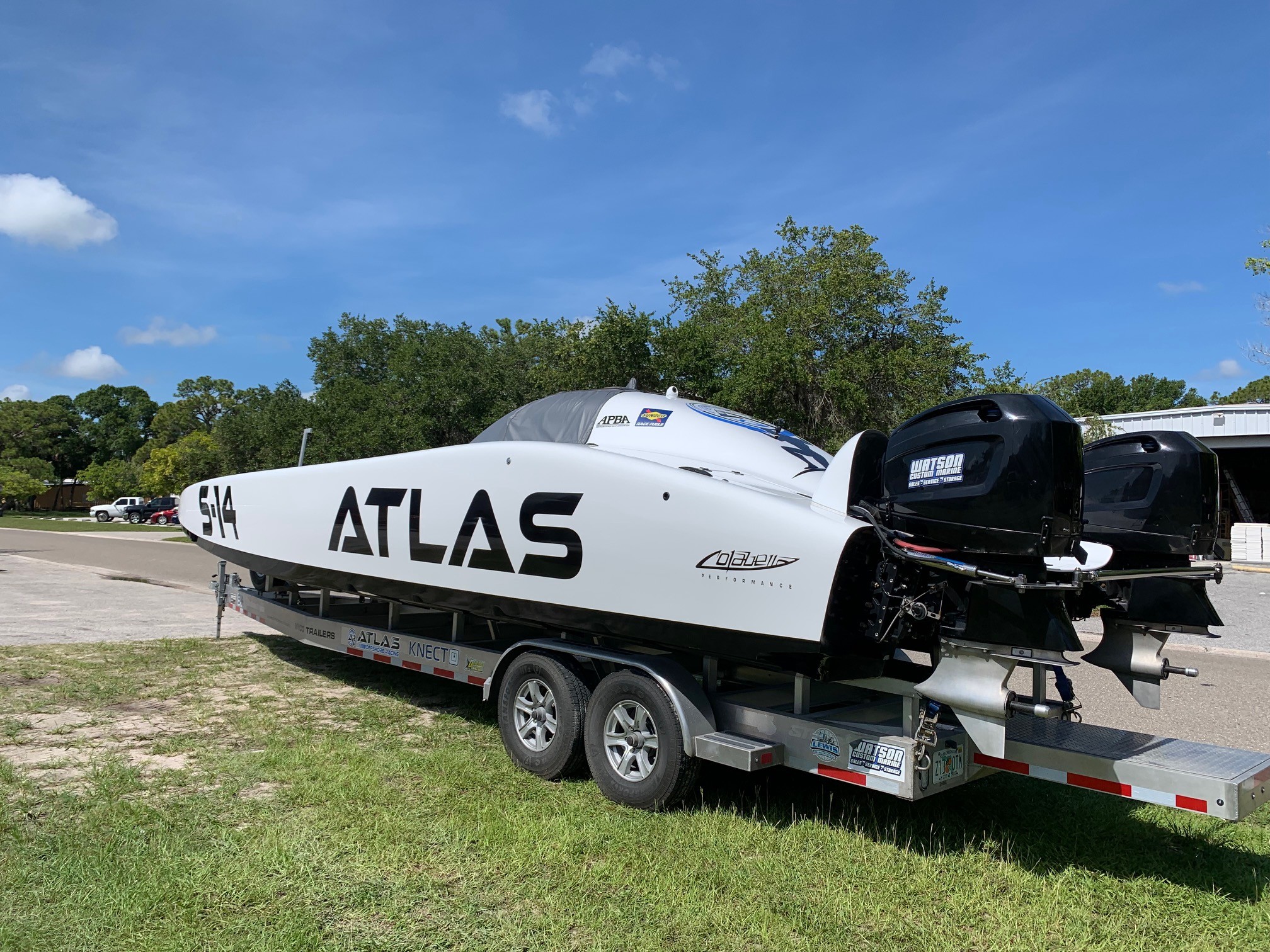 Race Boat Paint and Fiberglass Work